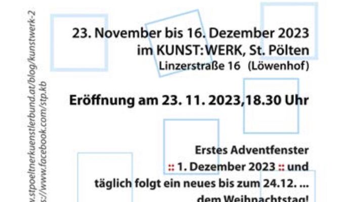 Einladung zur Eröffnung von VIERUNDZWANZIG 23